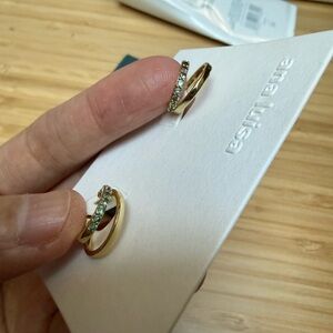 Ana Luisa, toda sky blue earrings, like new with original jewelry bag